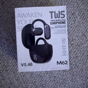 TWS Wireless Earphone M62 in Black